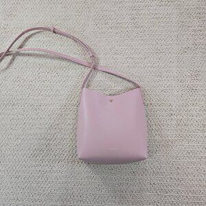 Anthropologie Samara Pink Vegan Leather Shoulder/Crossbody Bag Purse Dusty Rose